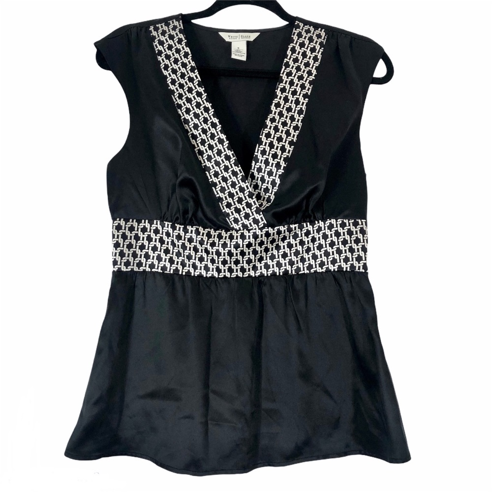 White House Black Market Silk Blouse